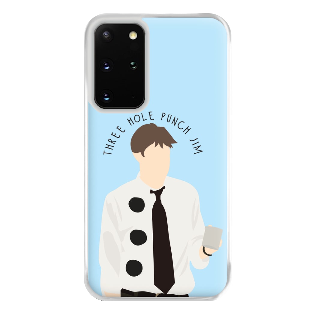 Three Hole Punch Jim - Halloween Specials Phone Case for Galaxy S20 Plus