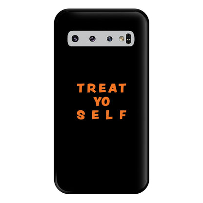 Treat Yo Self Parks - Halloween Specials Phone Case for Galaxy S10 Plus