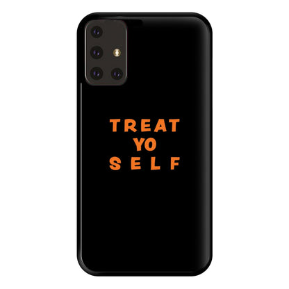 Treat Yo Self Parks - Halloween Specials Phone Case for Galaxy A71