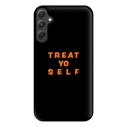 Treat Yo Self Parks - Halloween Specials Phone Case for Galaxy A14