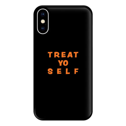 Treat Yo Self Parks - Halloween Specials Phone Case for iPhone XS Max