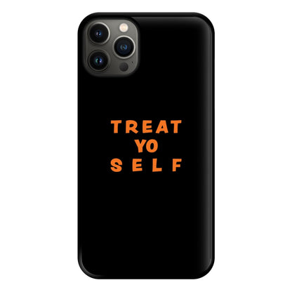 Treat Yo Self Parks - Halloween Specials Phone Case for iPhone 13