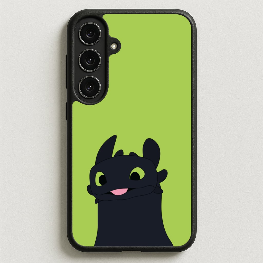 Black Fury Dragon Phone Case for Galaxy S25FE