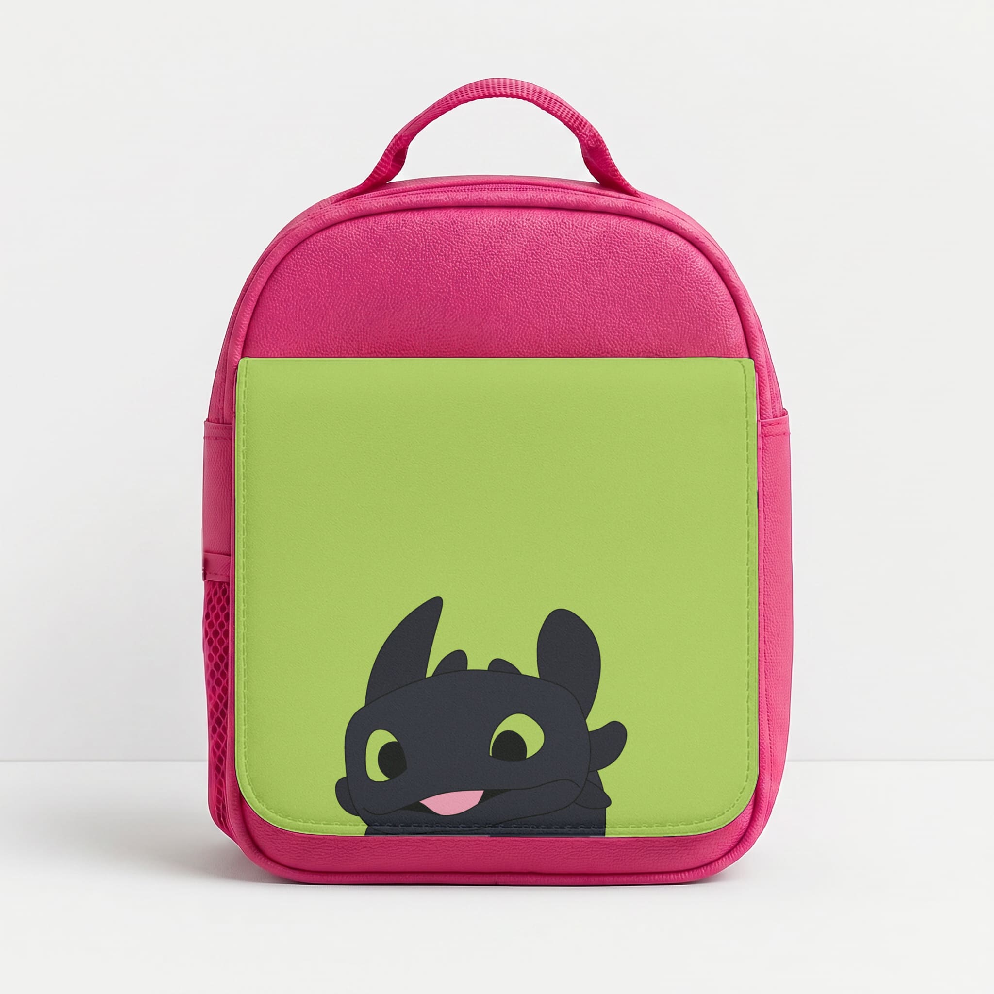 Black Fury Dragon Lunchbox - Pink