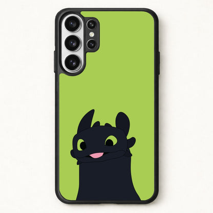 Black Fury Dragon Phone Case for Galaxy S26 Ultra