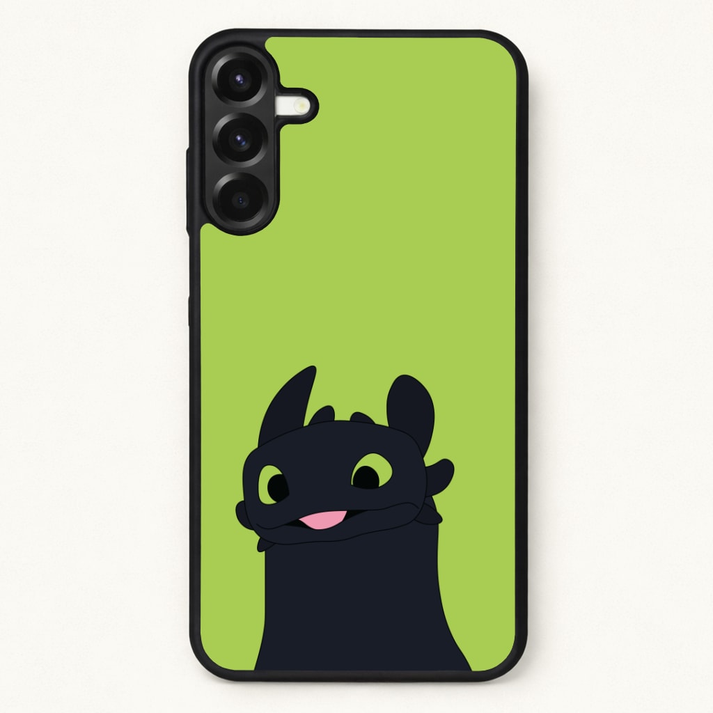 Black Fury Dragon Phone Case for Galaxy A17