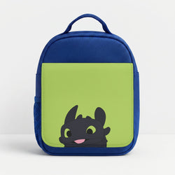 Black Fury Dragon Lunchbox - Blue