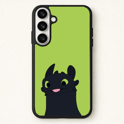 Black Fury Dragon Phone Case for Galaxy S26 Plus