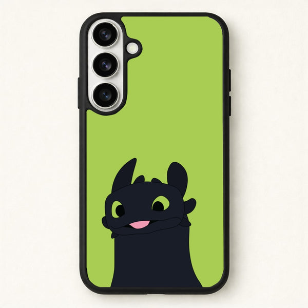 Black Fury Dragon Phone Case for Galaxy S26 Plus