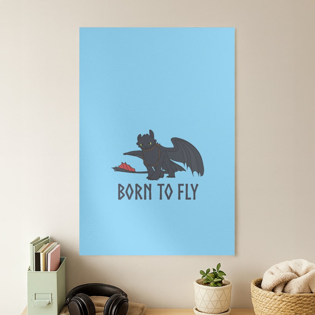 Dragon Born To Fly Poster