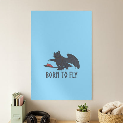 Dragon Born To Fly Poster