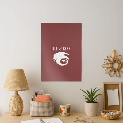 Isle Of Berk Art Print