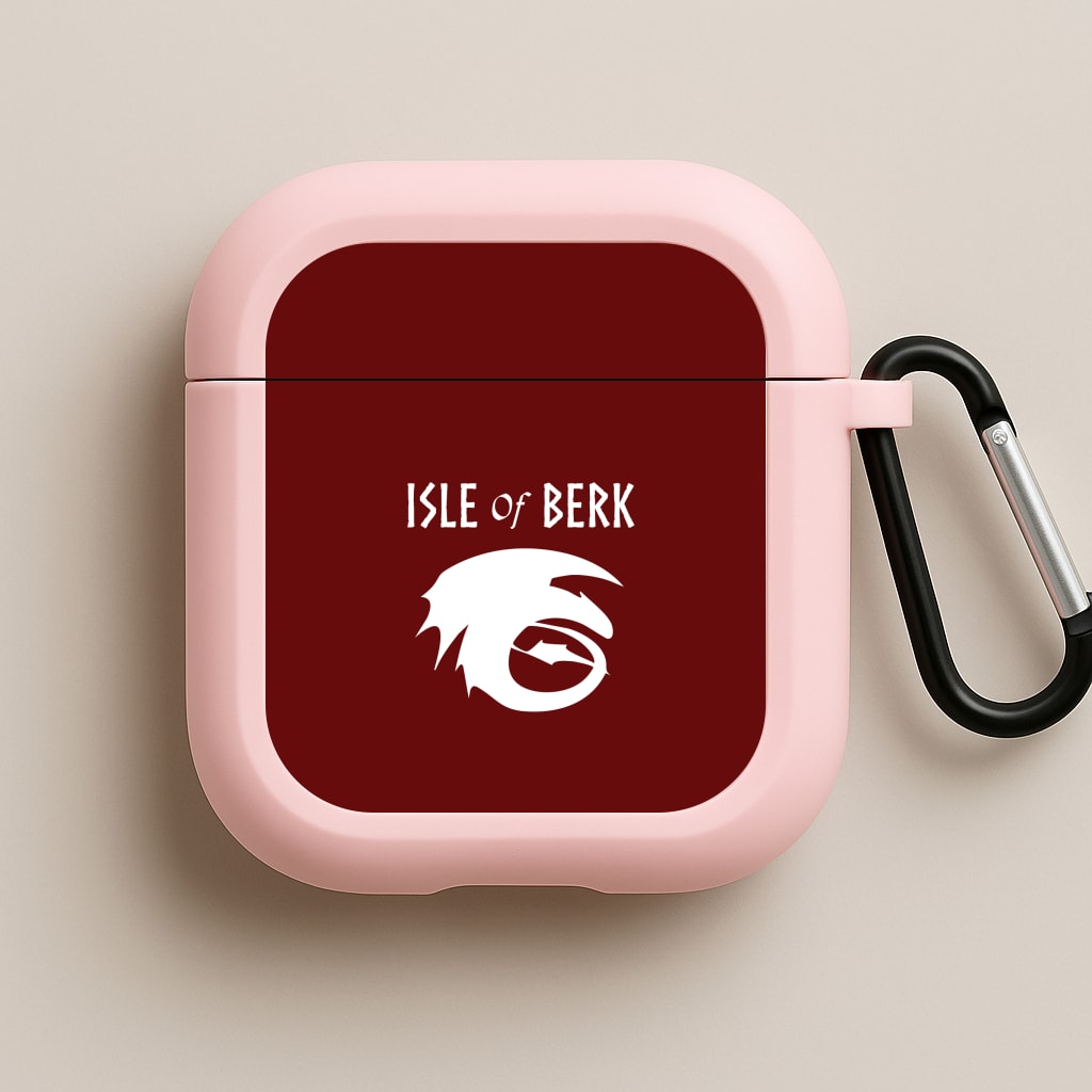 Isle Of Berk Pink AirPods Case