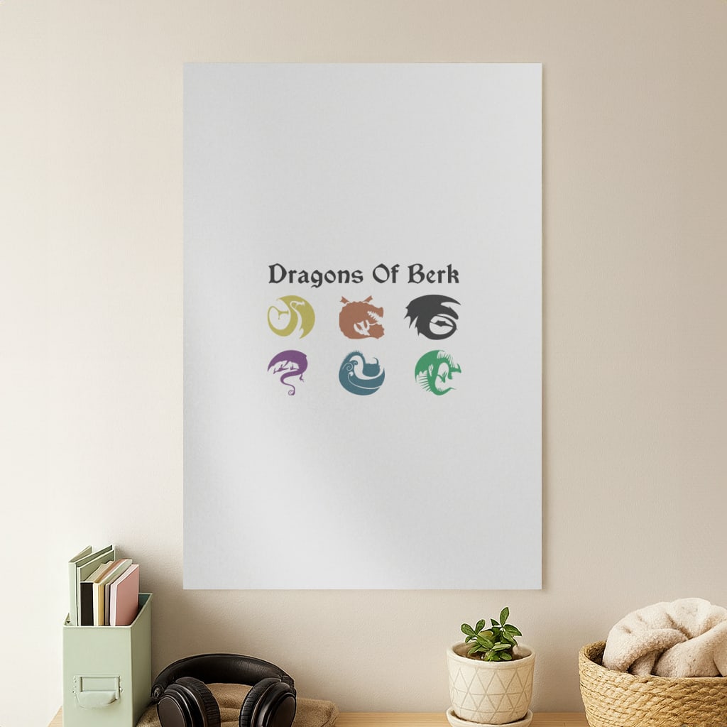 Dragons Of Berk Poster