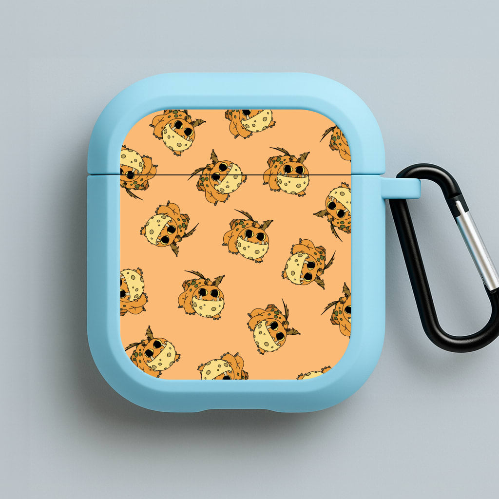 Baby Dragons Pattern Blue AirPods Case