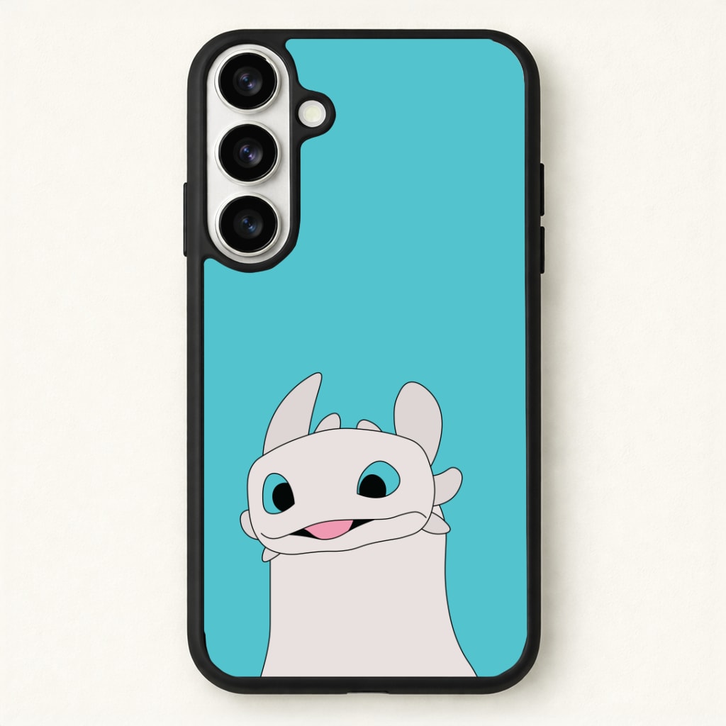 White Fury Dragon Phone Case for Galaxy S26