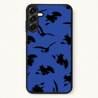 Dragon Silhouettes Pattern Phone Case for Galaxy A57