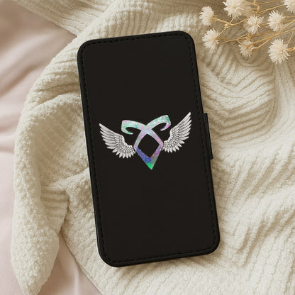Shadowhunters Galaxy Rune Logo Flip Wallet Phone Case