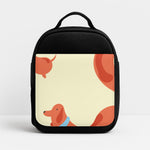 Sausage dog wrapped round - Dachshunds Insulated Lunchbox