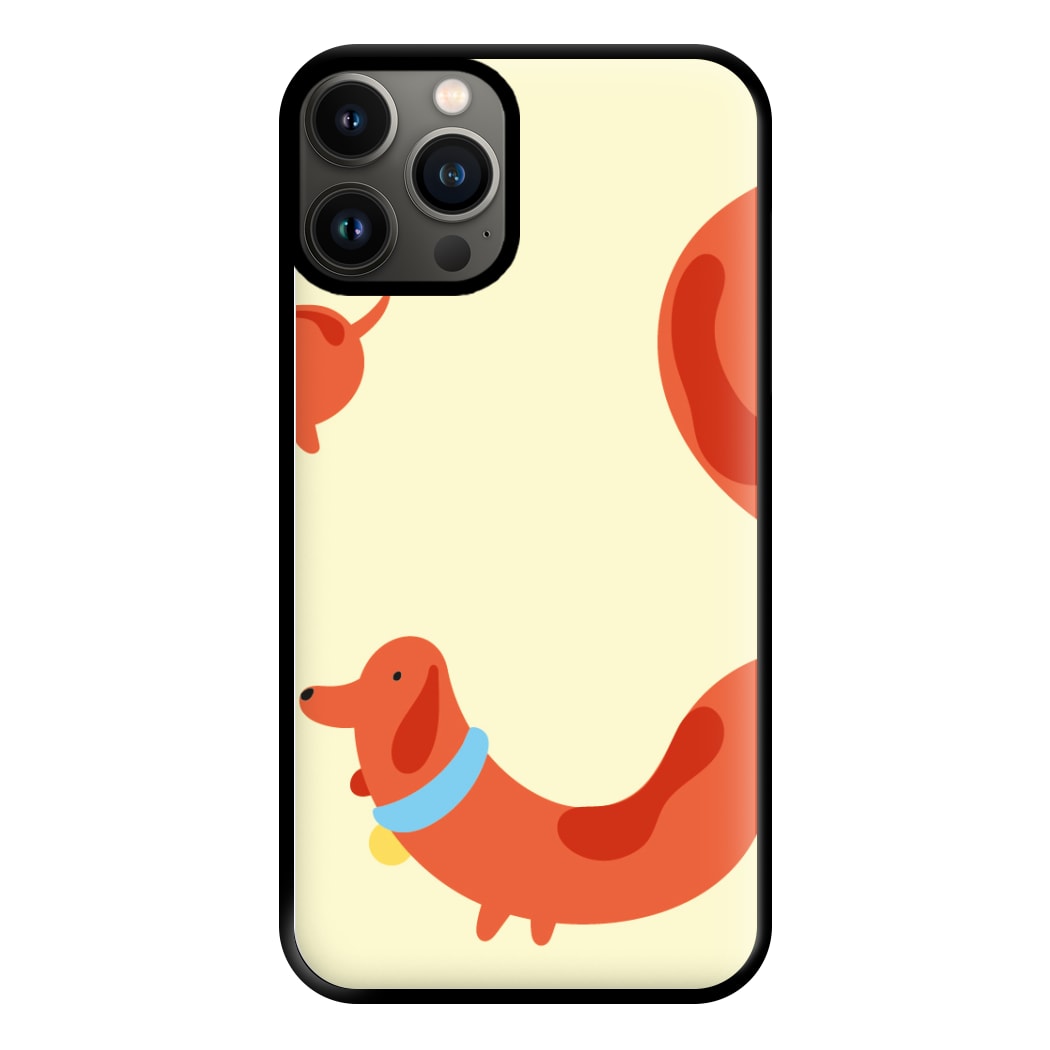 Sausage dog wrapped round - Dachshunds Phone Case for iPhone 13 Pro Max