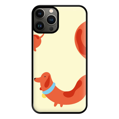 Sausage dog wrapped round - Dachshunds Phone Case for iPhone 13 Pro Max