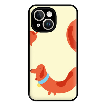 Sausage dog wrapped round - Dachshunds Phone Case for iPhone 14 Plus