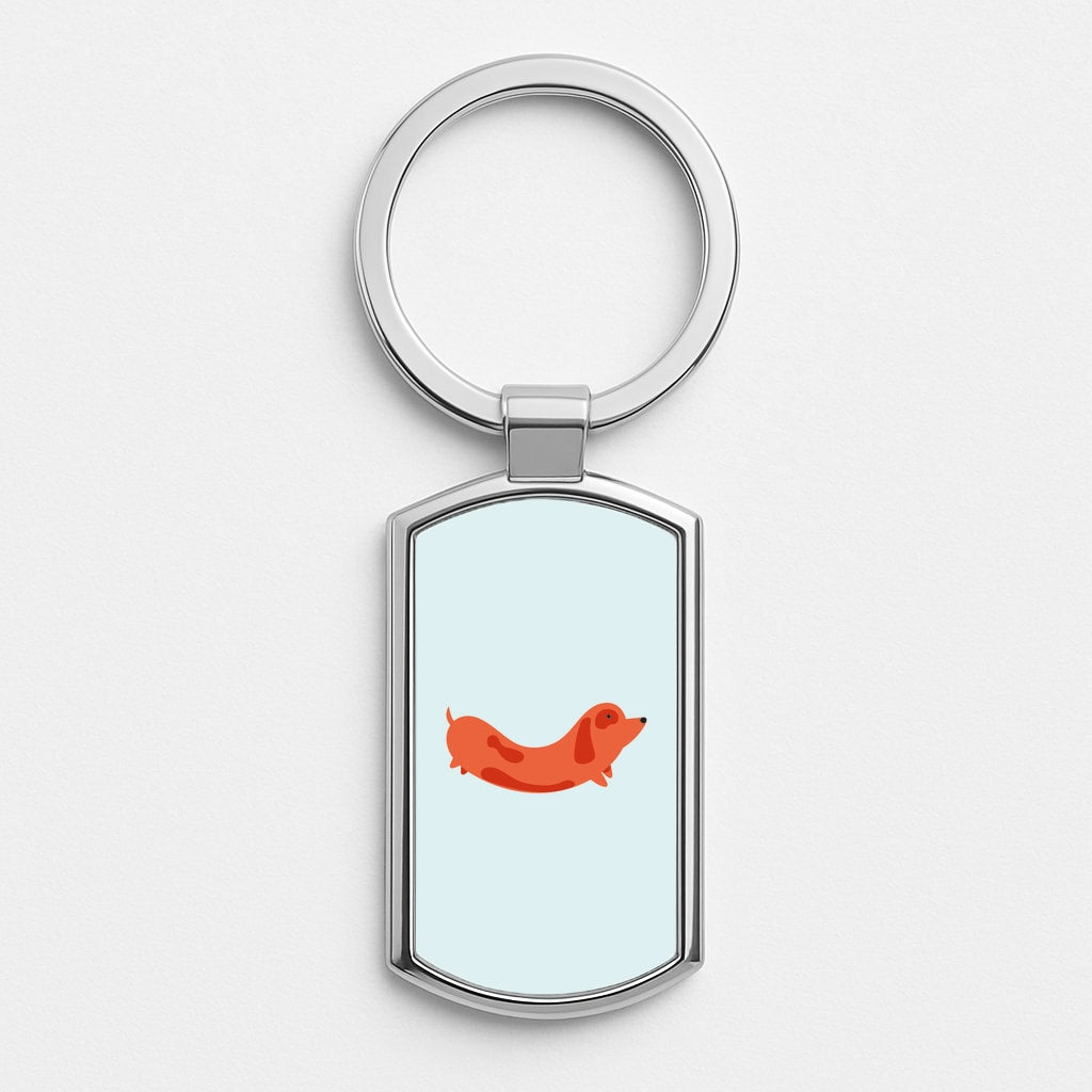 Little sausage - Dachshunds Luxury Keyring