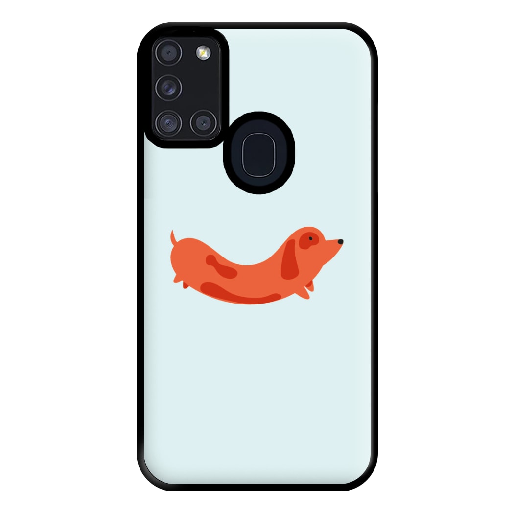 Little sausage - Dachshunds Phone Case for Galaxy A21s