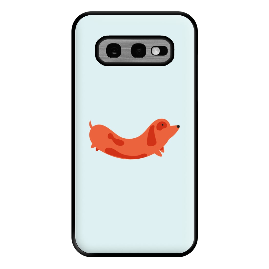 Little sausage - Dachshunds Phone Case for Galaxy S10e