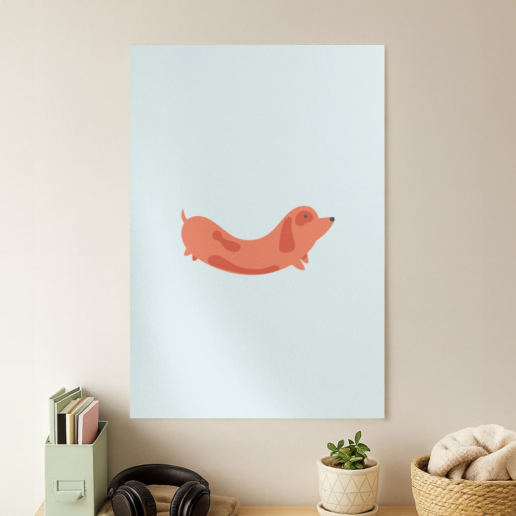 Little sausage - Dachshunds Poster