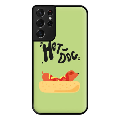 Hot Dog - Dachshunds Phone Case for Galaxy S21 Ultra