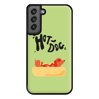 Hot Dog - Dachshunds Phone Case for Galaxy S21FE