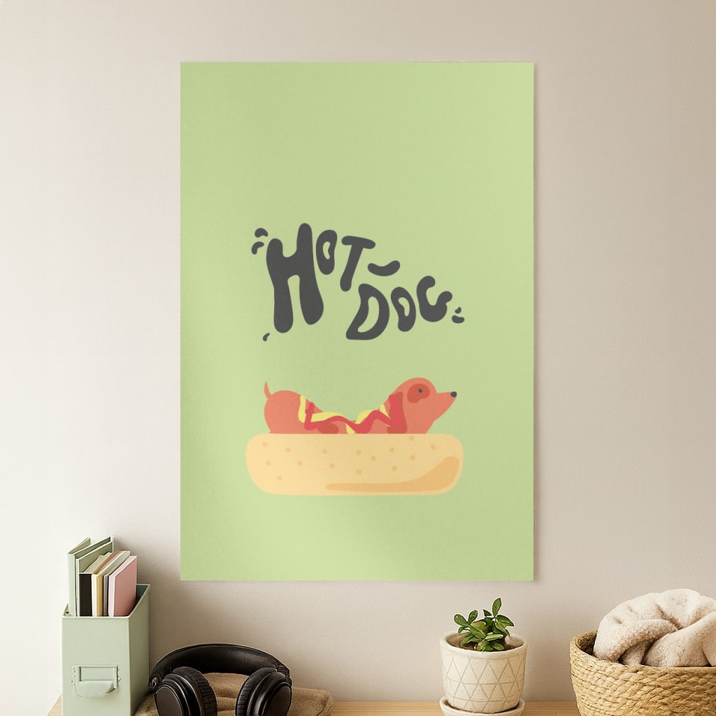 Hot Dog - Dachshunds Poster