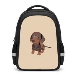 Brown - Dachshunds Backpack