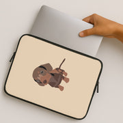 Brown - Dachshunds Laptop Sleeve 2