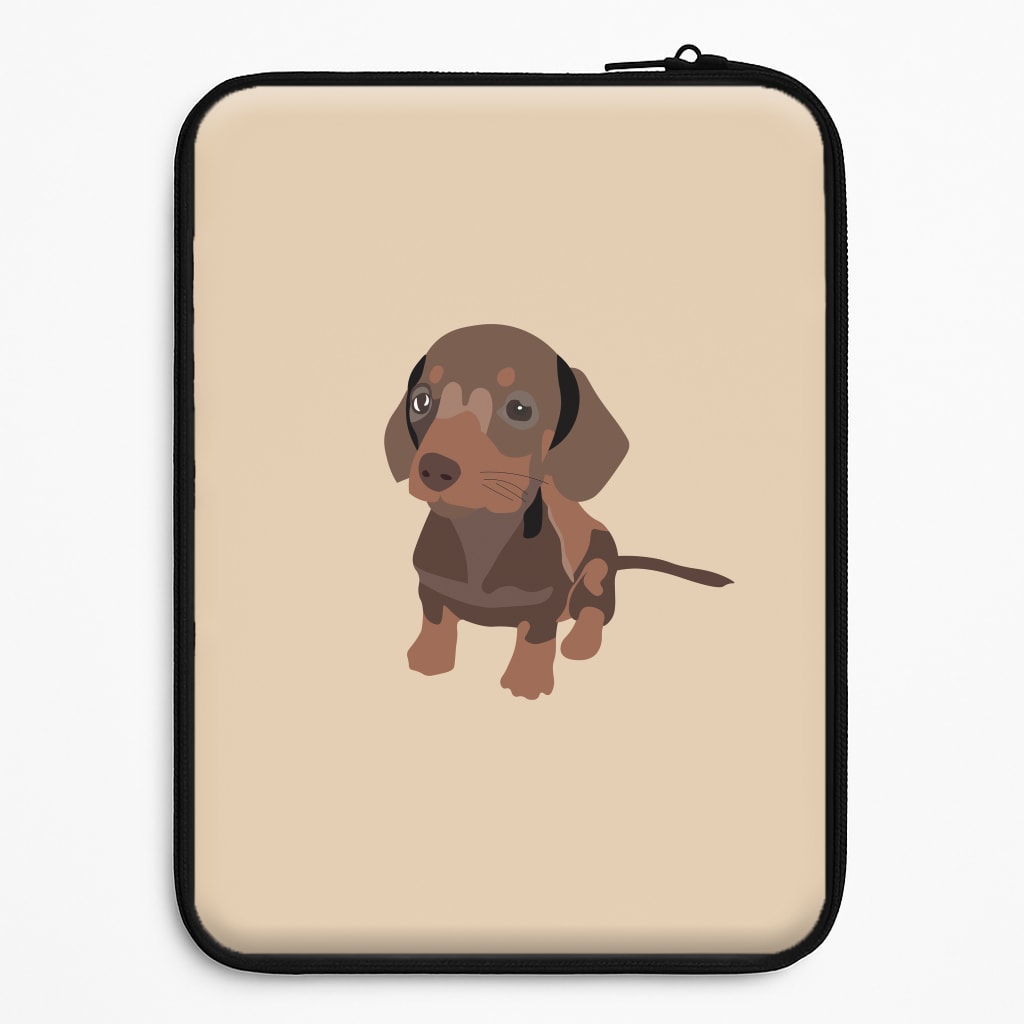 Brown - Dachshunds Laptop Sleeve