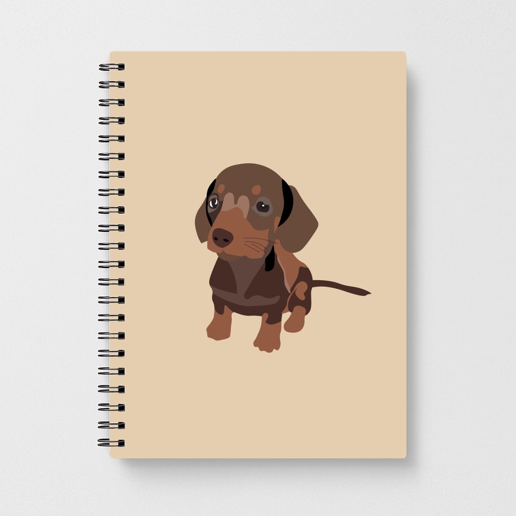 Brown - Dachshunds Notebook