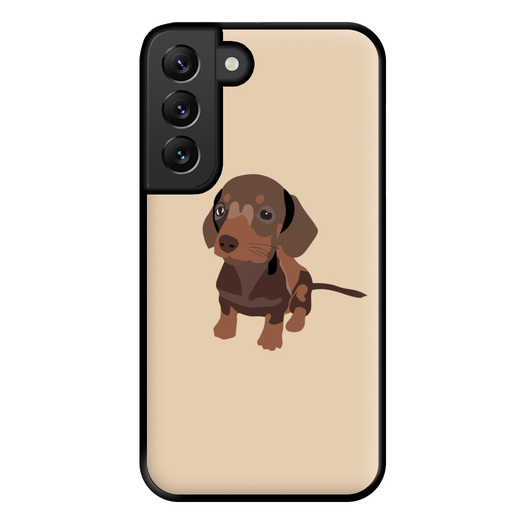 Brown - Dachshunds Phone Case for Galaxy S22 Plus