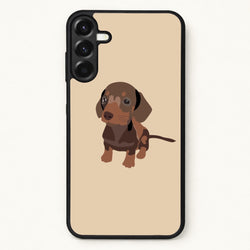 Brown - Dachshunds Phone Case for Galaxy A37