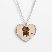 Brown - Dachshunds Necklace 3