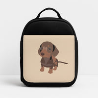 Brown - Dachshunds Lunchbox