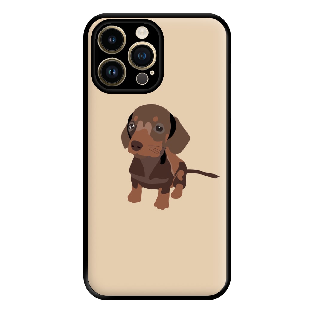 Brown - Dachshunds Phone Case for iPhone 14 Pro Max