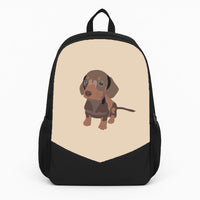 Brown - Dachshunds Backpack