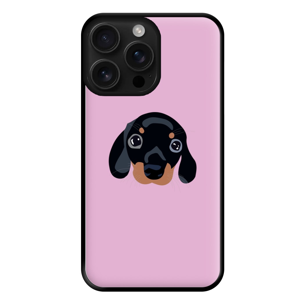 Black - Dachshunds Phone Case for iPhone 16 Pro Max