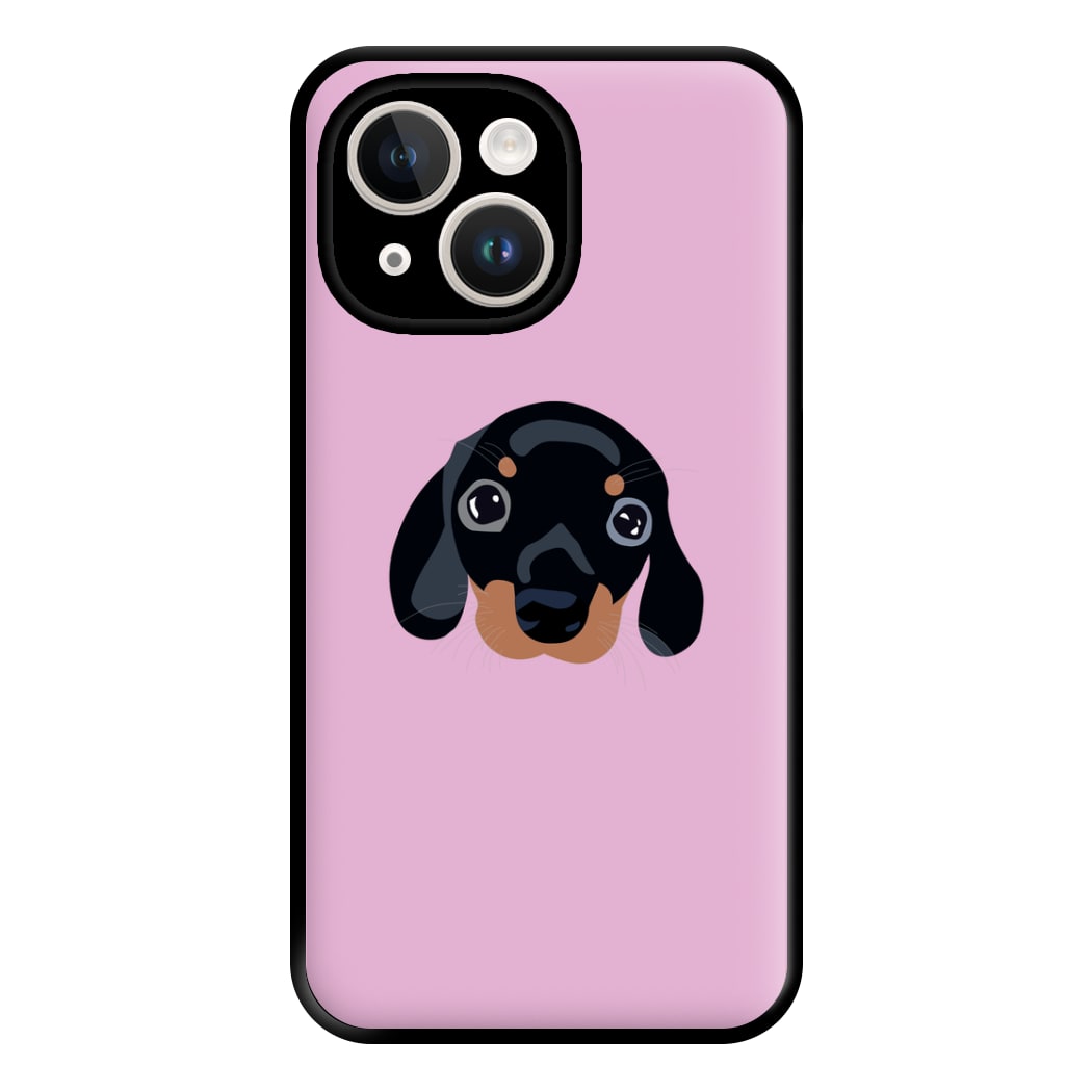 Black - Dachshunds Phone Case for iPhone 14 Plus