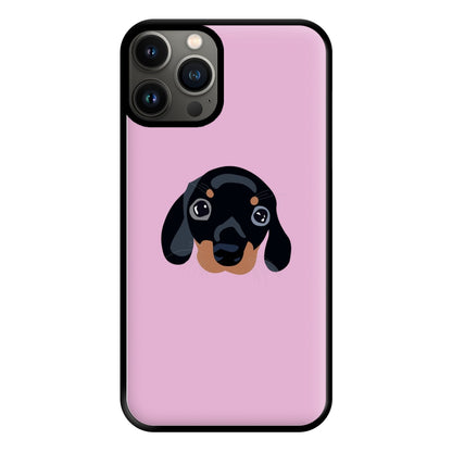 Black - Dachshunds Phone Case for iPhone 13 Pro Max