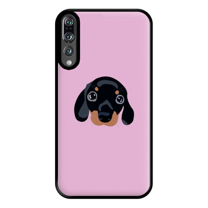 Black - Dachshunds Phone Case for Huawei P20 Pro