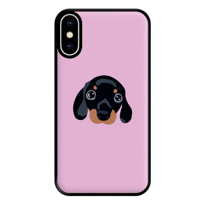 Black - Dachshunds Phone Case for iPhone XS Max