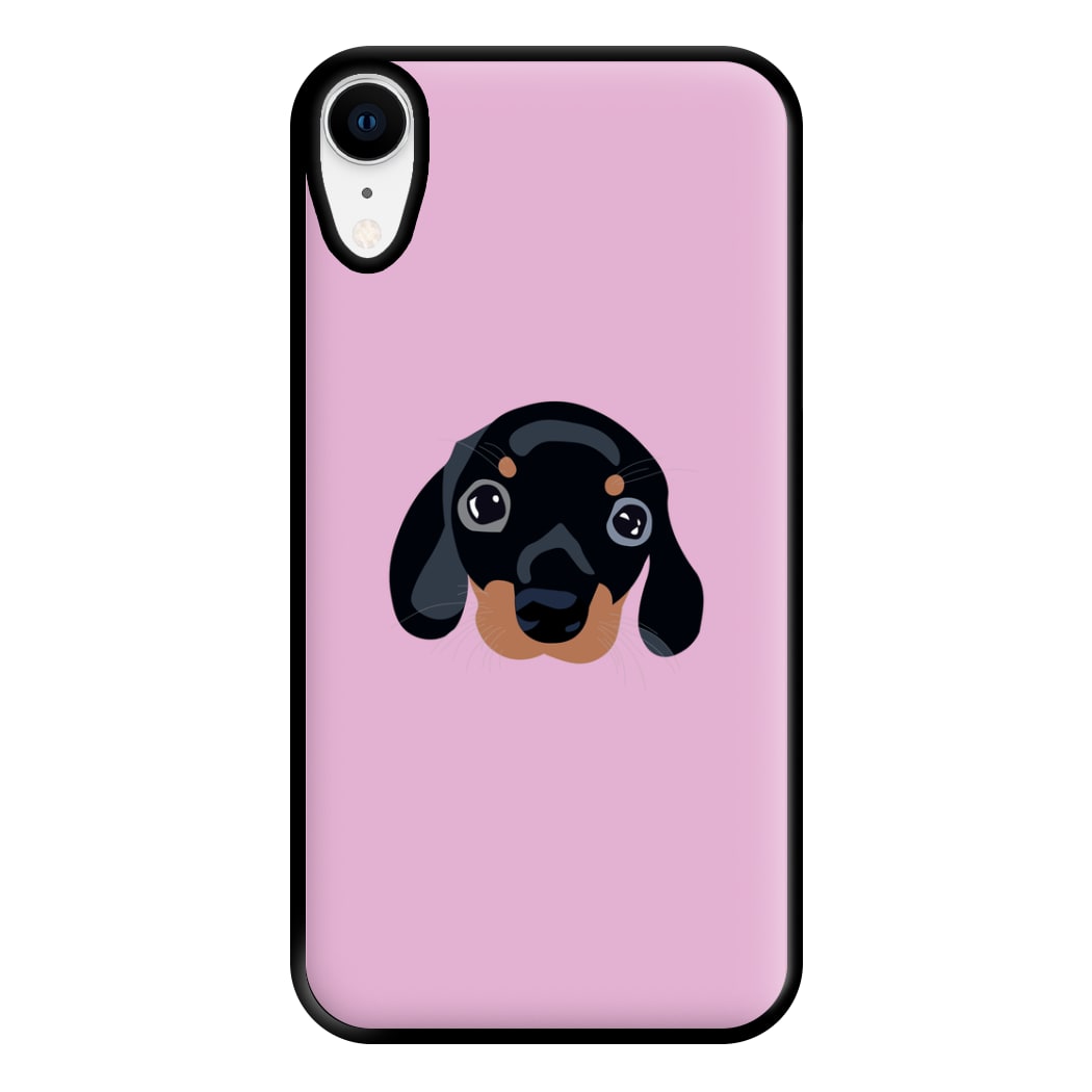 Black - Dachshunds Phone Case for iPhone XR