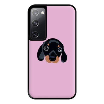 Black - Dachshunds Phone Case for Galaxy S20